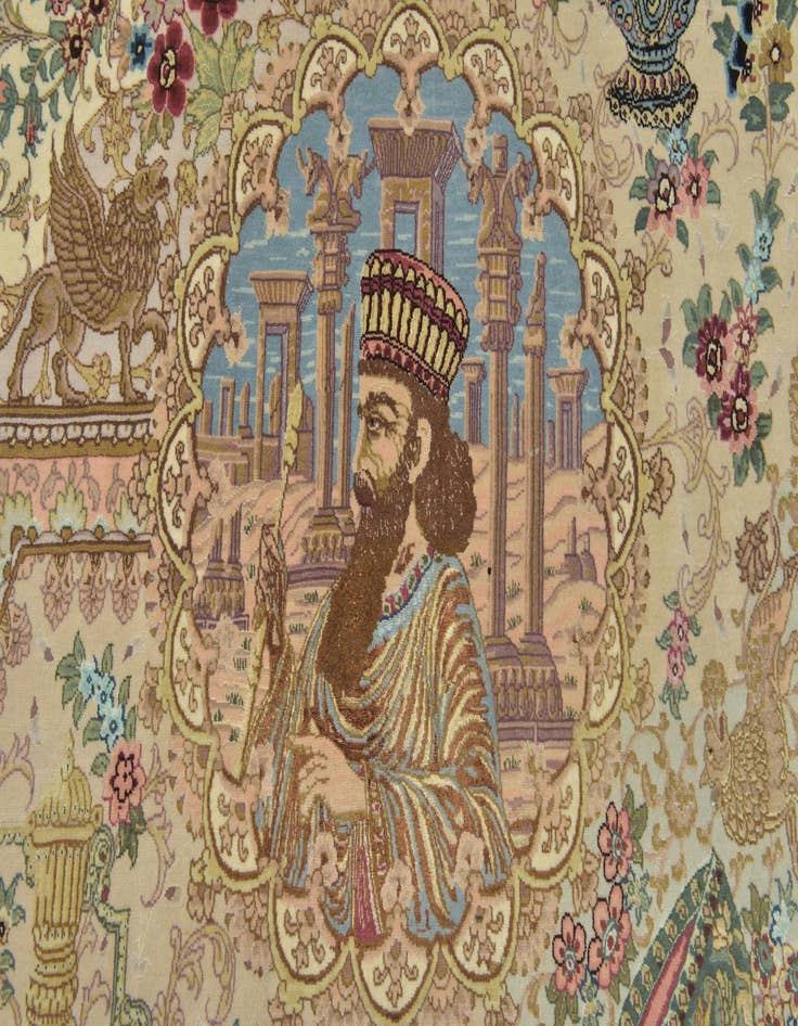 Detail image of 13' x 20' 7 Hand Knotted Tabriz Persian Rug