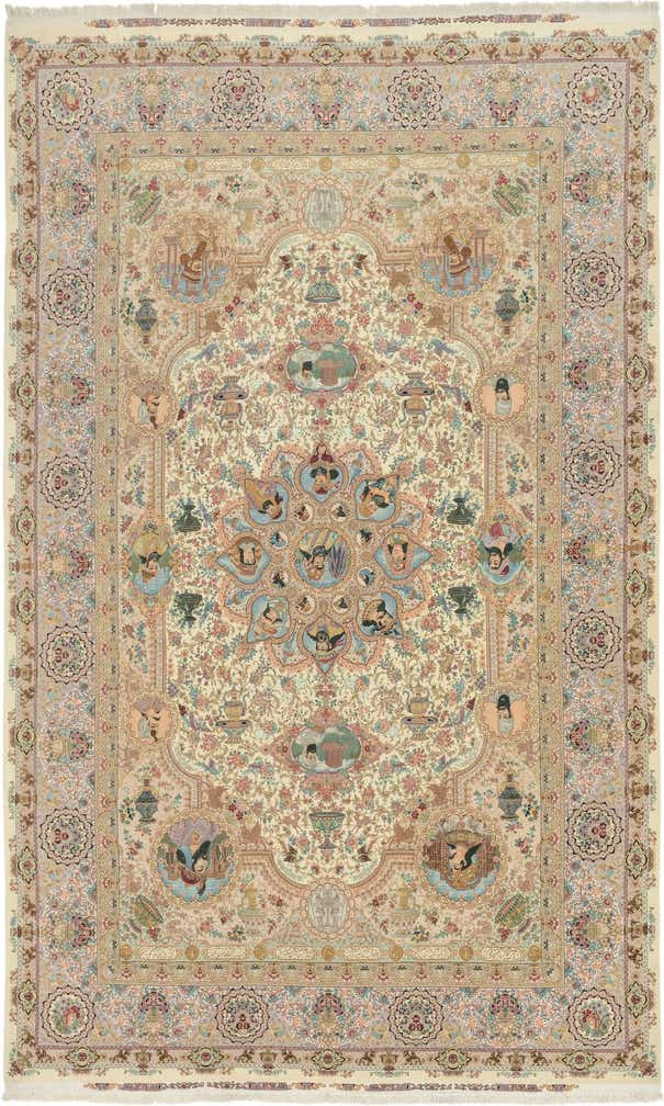 13' x 20' 7 Hand Knotted Tabriz Persian Rug