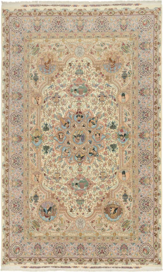 Detail image of 13' x 20' 7 Hand Knotted Tabriz Persian Rug