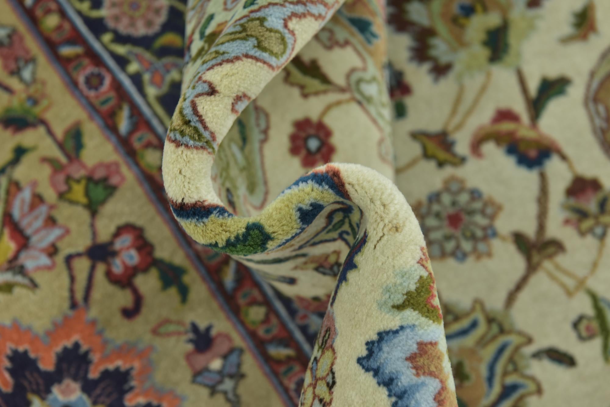9' 8 x 13' Hand Knotted Tabriz Persian Rug