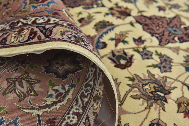 6' 7 x 9' 6 Hand Knotted Tabriz Persian Rug