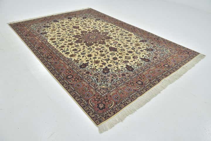 6' 7 x 9' 6 Hand Knotted Tabriz Persian Rug
