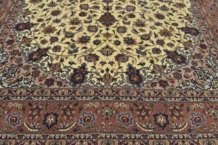 6' 7 x 9' 6 Hand Knotted Tabriz Persian Rug