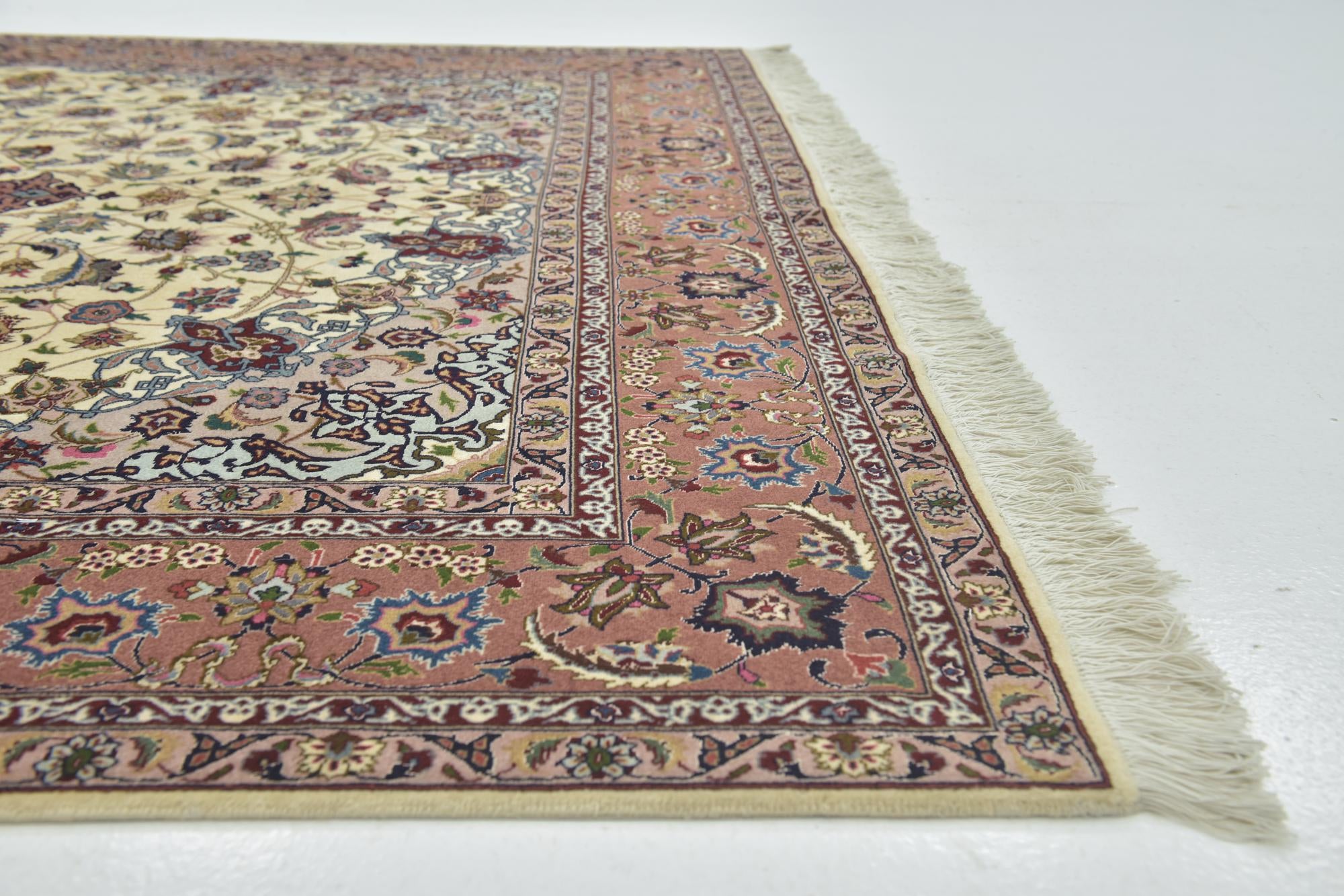 6' 7 x 9' 6 Hand Knotted Tabriz Persian Rug