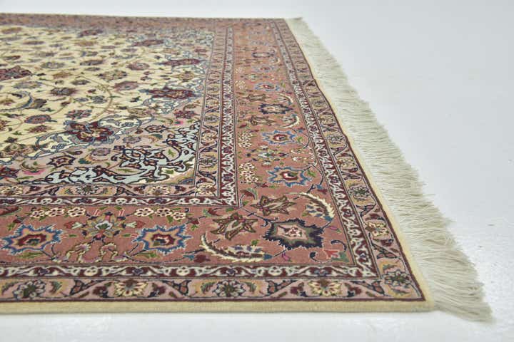 6' 7 x 9' 6 Hand Knotted Tabriz Persian Rug