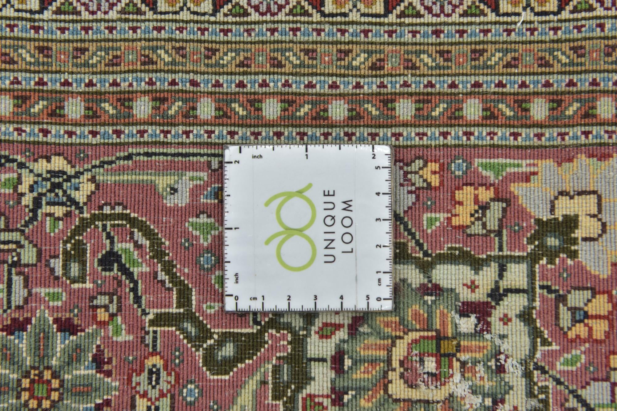 8' 1 x 11' 6 Hand Knotted Tabriz Persian Rug