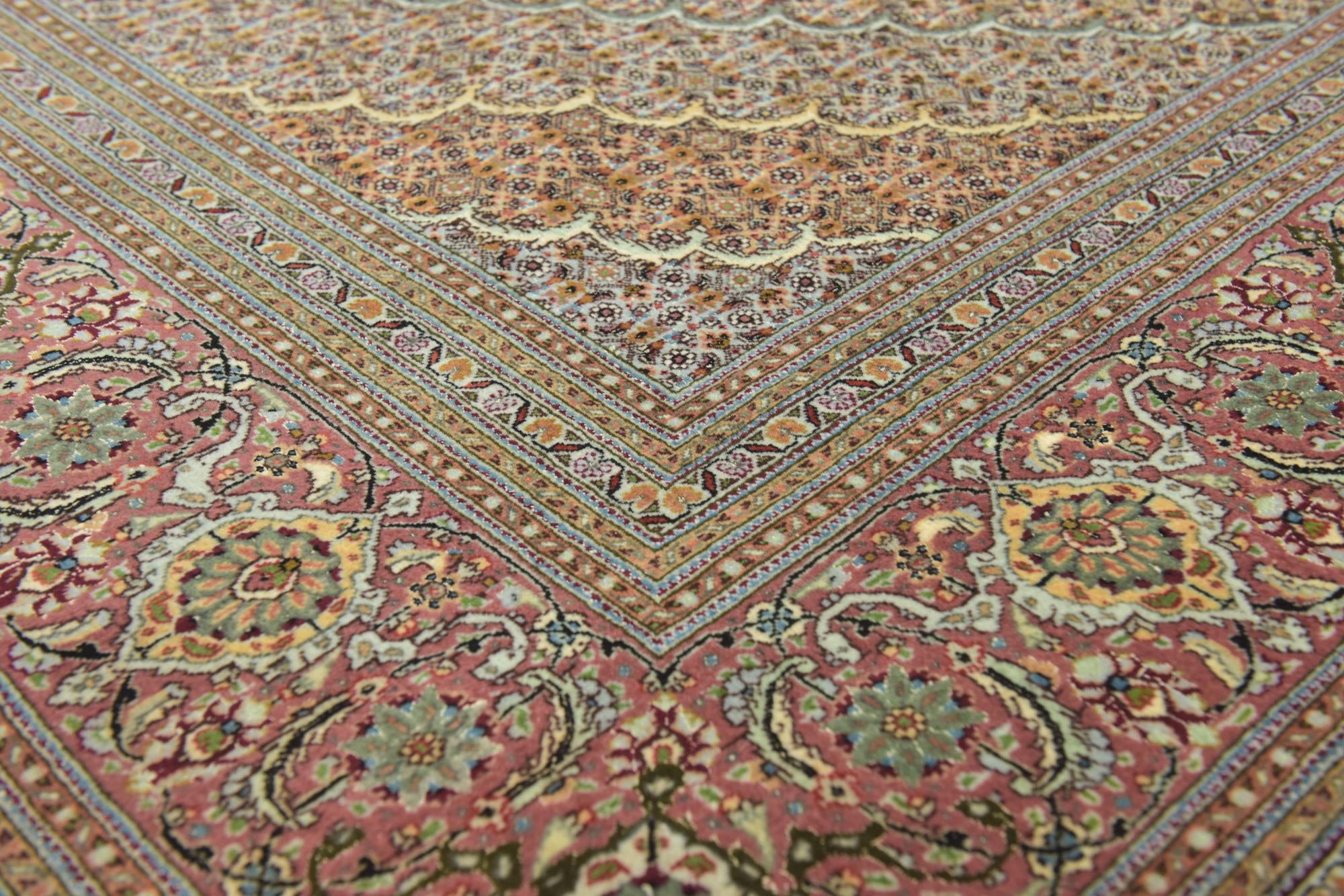 8' 1 x 11' 6 Hand Knotted Tabriz Persian Rug