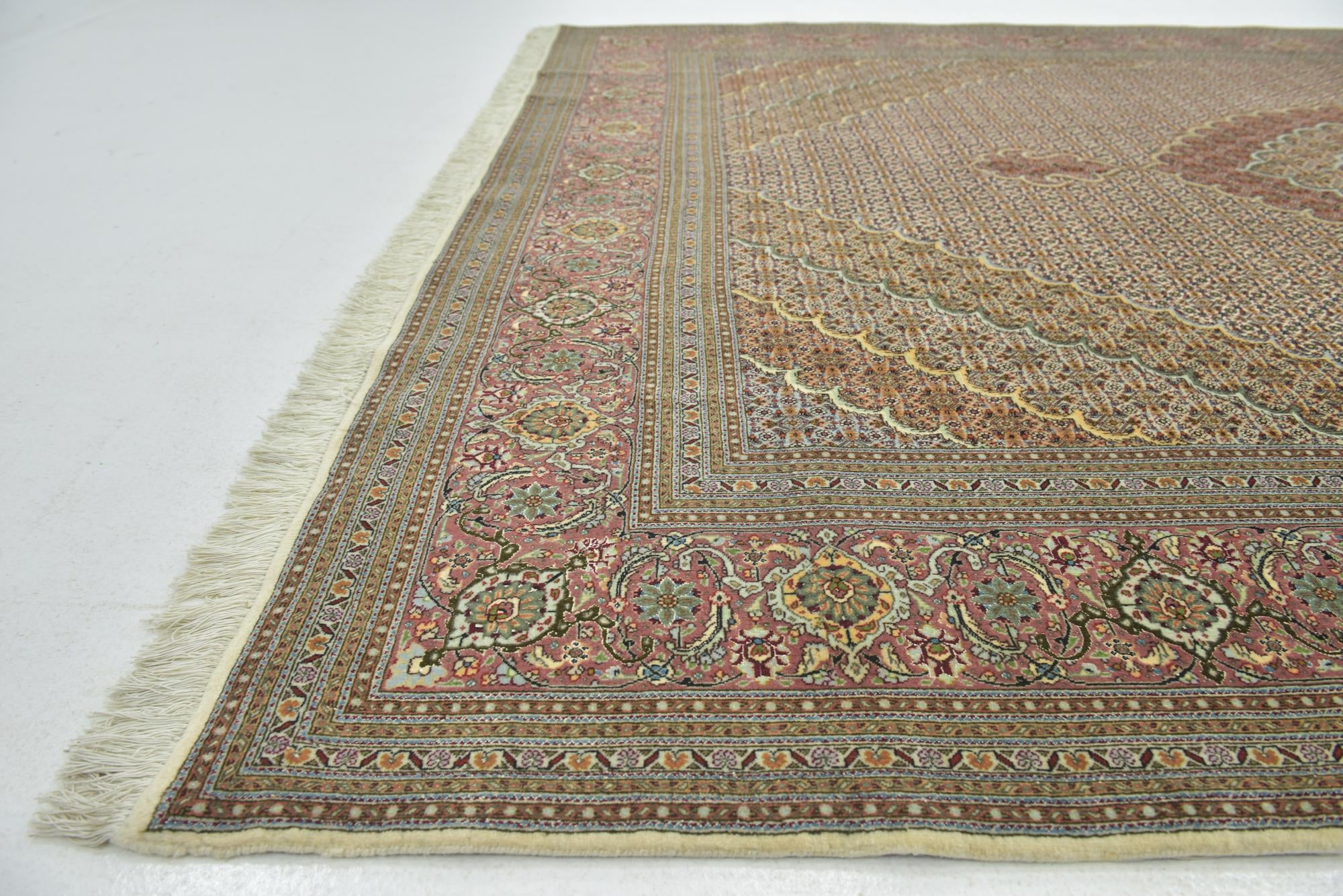 8' 1 x 11' 6 Hand Knotted Tabriz Persian Rug