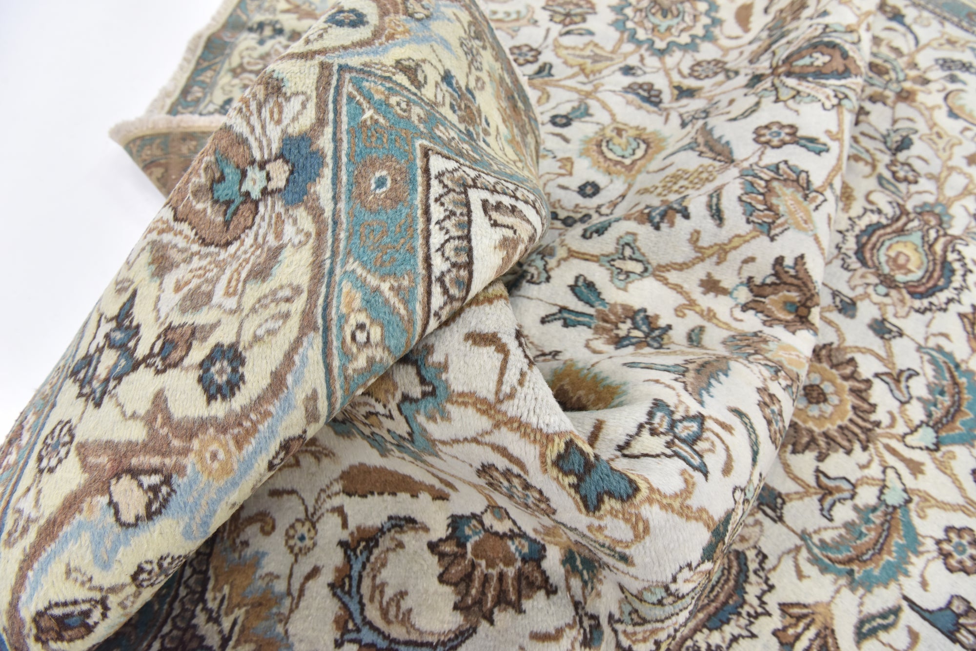 9' 4 x 13' Hand Knotted Tabriz Persian Wool Rug