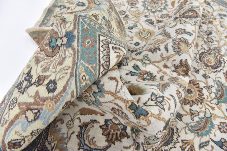 Detail image of 9' 4 x 13' Hand Knotted Tabriz Persian Wool Rug