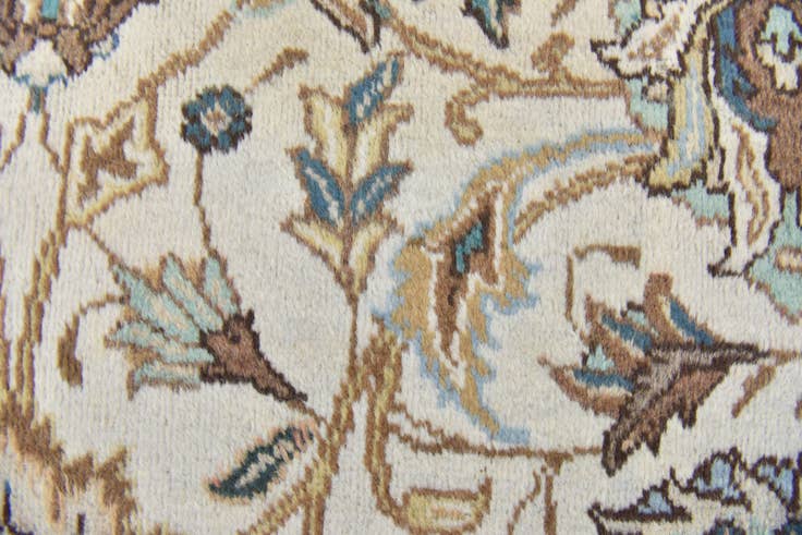 Detail image of 9' 4 x 13' Hand Knotted Tabriz Persian Wool Rug