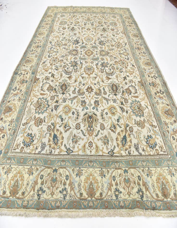 Detail image of 9' 4 x 13' Hand Knotted Tabriz Persian Wool Rug