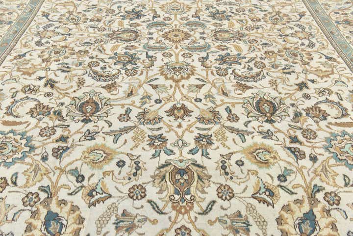 9' 4 x 13' Hand Knotted Tabriz Persian Wool Rug