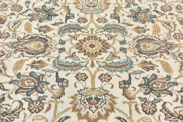 Detail image of 9' 4 x 13' Hand Knotted Tabriz Persian Wool Rug