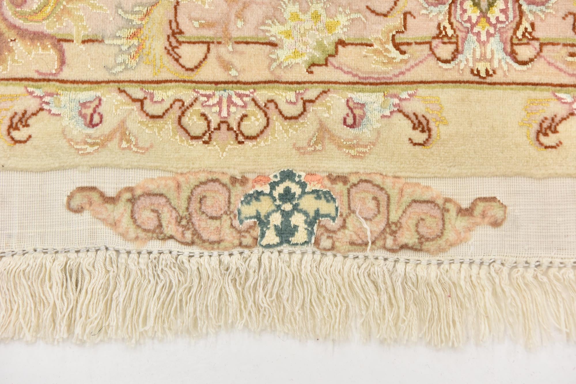8' x 11' 10 Hand Knotted Tabriz Persian Rug