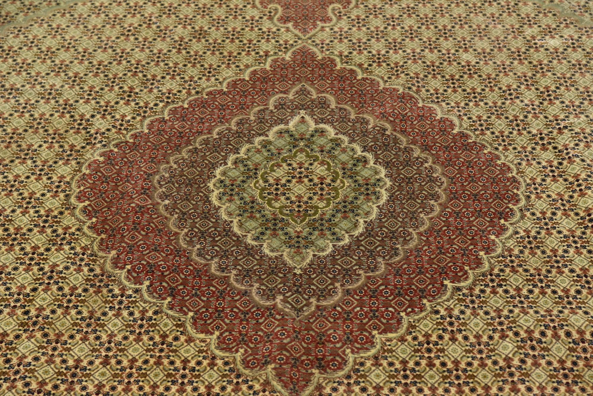 10' x 12' 10 Hand Knotted Tabriz Persian Rug