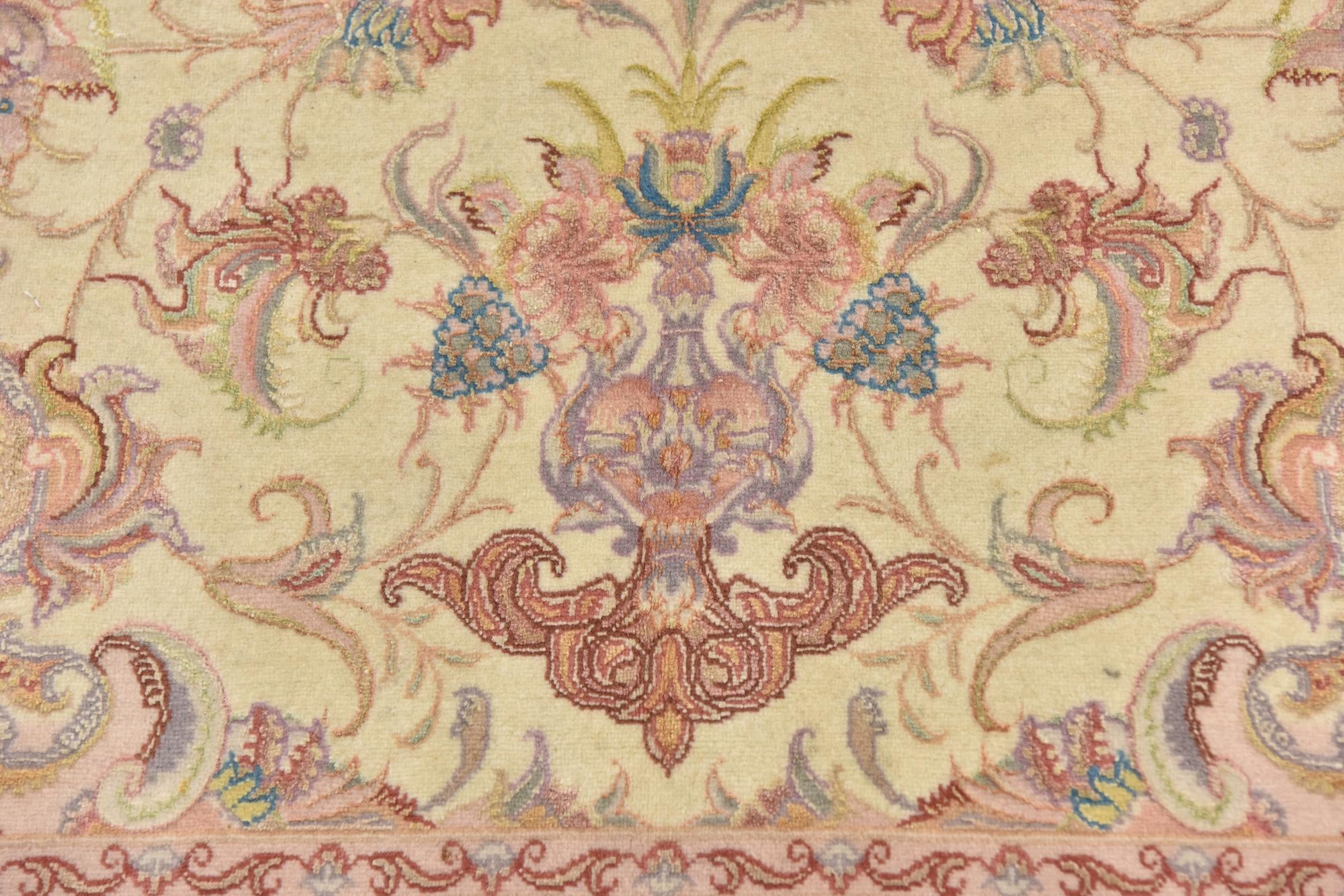 6' 6 x 10' Hand Knotted Tabriz Persian Rug