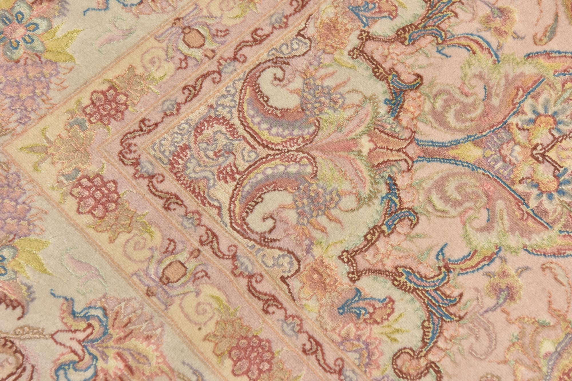 6' 6 x 10' Hand Knotted Tabriz Persian Rug