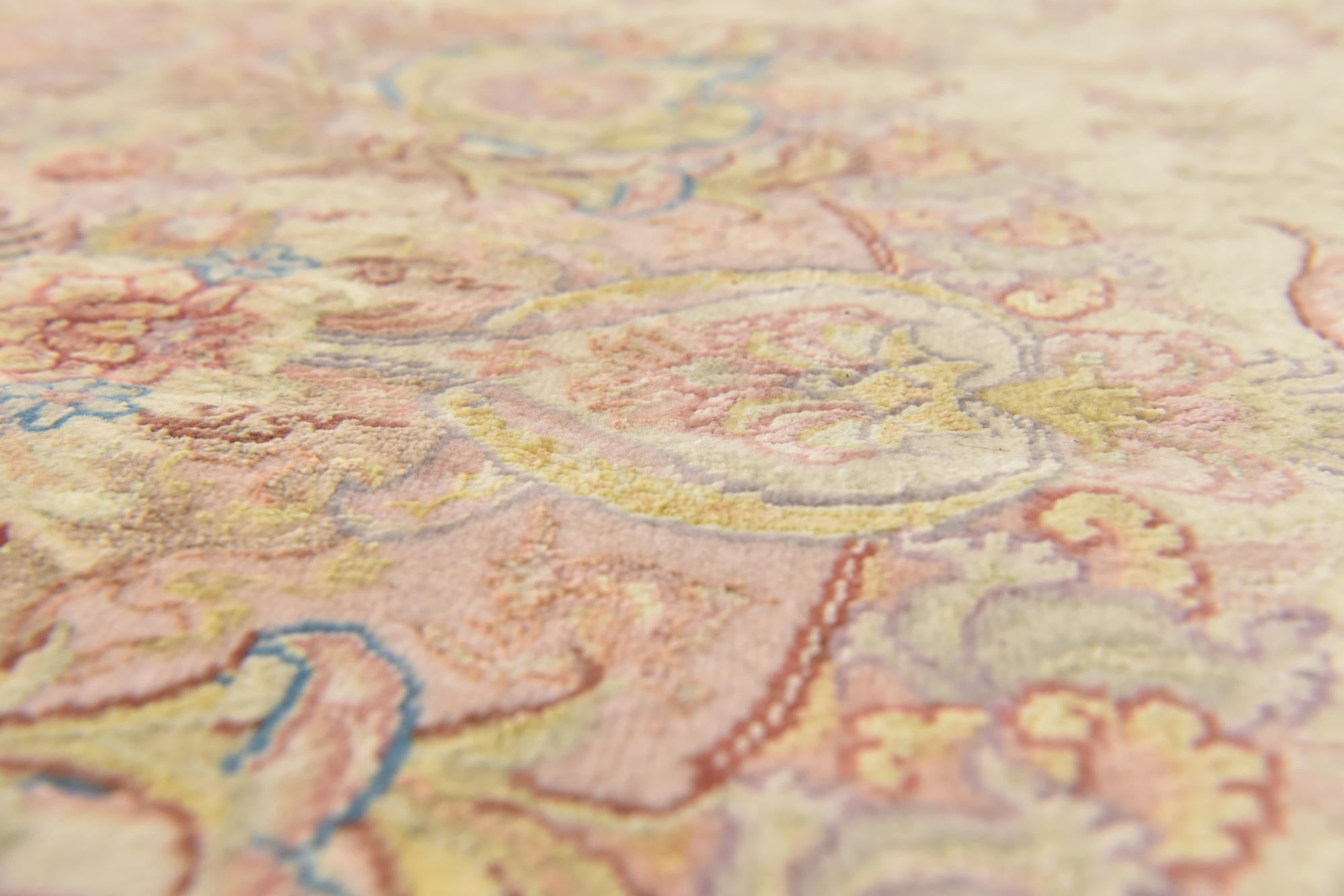 6' 6 x 10' Hand Knotted Tabriz Persian Rug