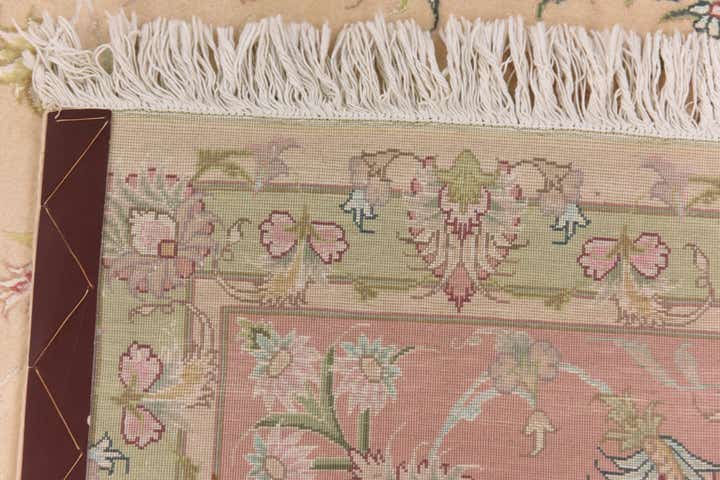 6' 8 x 10' Hand Knotted Tabriz Persian Rug