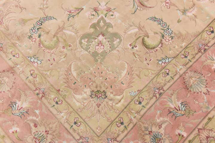 6' 8 x 10' Hand Knotted Tabriz Persian Rug