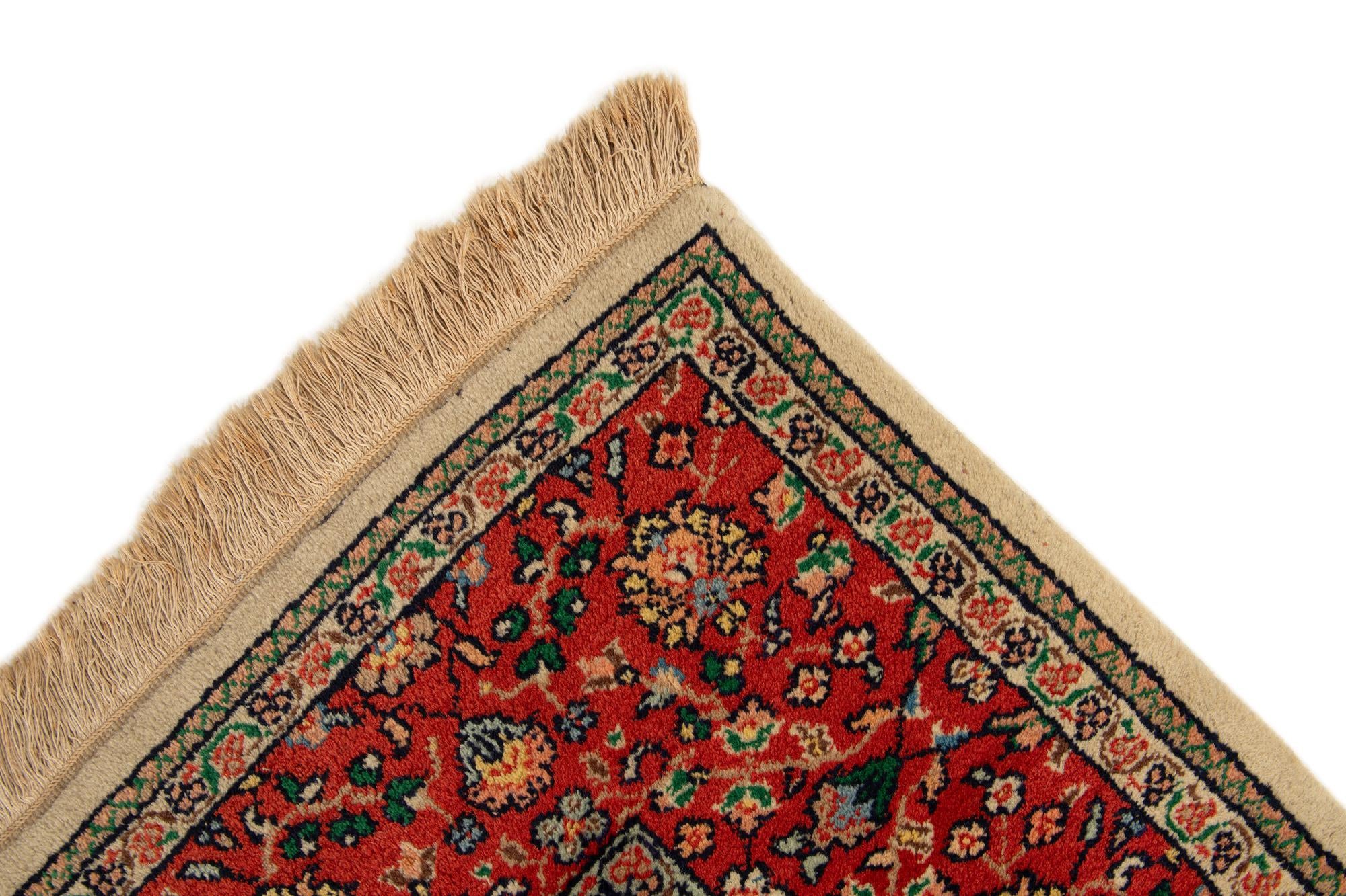 8' 2 x 11' 1 Hand Knotted Tabriz Wool Rug
