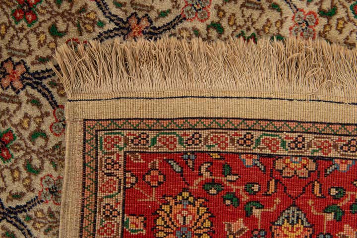 8' 2 x 11' 1 Hand Knotted Tabriz Wool Rug