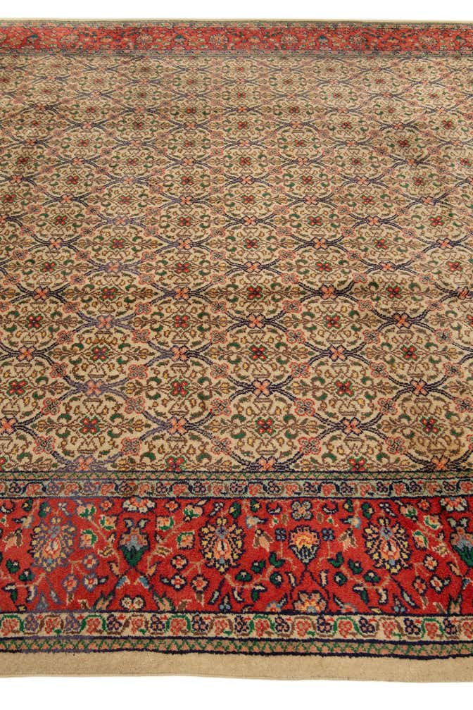 8' 2 x 11' 1 Hand Knotted Tabriz Wool Rug
