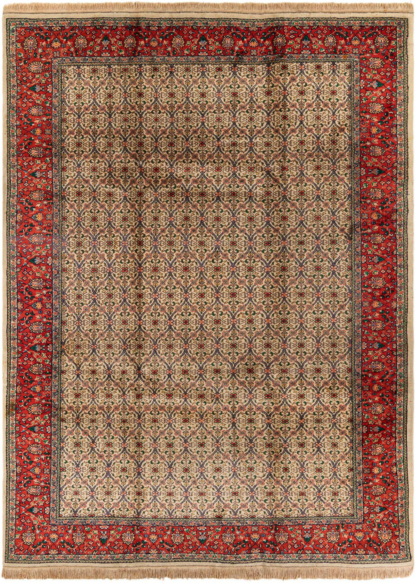 8' 2 x 11' 1 Hand Knotted Tabriz Wool Rug