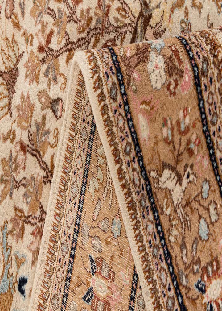 6' 6 x 10' 3 Hand Knotted Tabriz Oriental Wool Rug