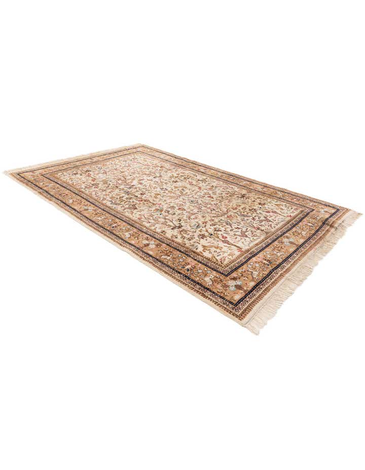 6' 6 x 10' 3 Hand Knotted Tabriz Oriental Wool Rug