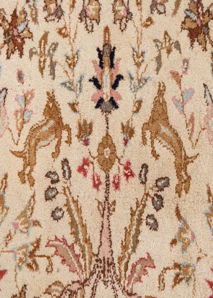 6' 6 x 10' 3 Hand Knotted Tabriz Oriental Wool Rug