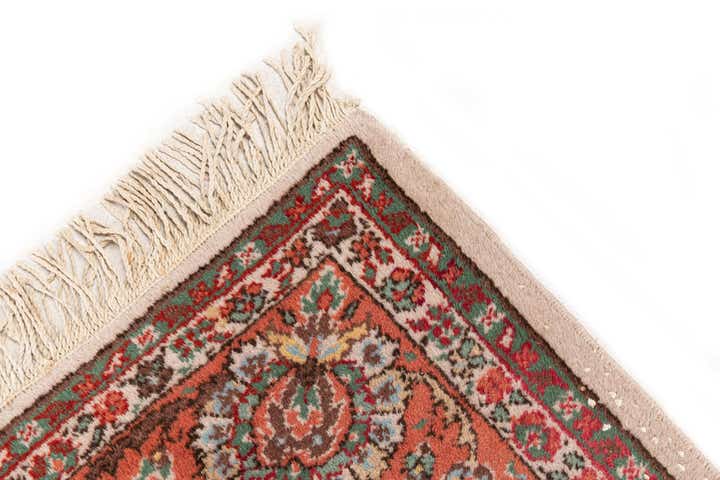 7' x 9' 8 Hand Knotted Tabriz Wool Rug