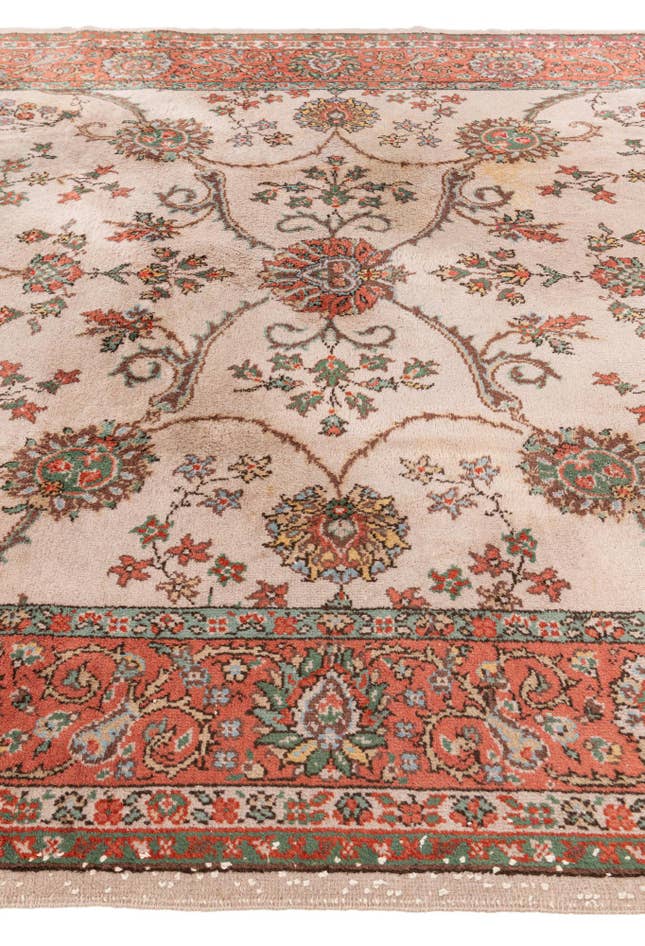 Detail image of 7' x 9' 8 Hand Knotted Tabriz Wool Rug