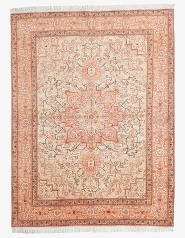 5' x 6' 6 Hand Knotted Tabriz Persian Rug