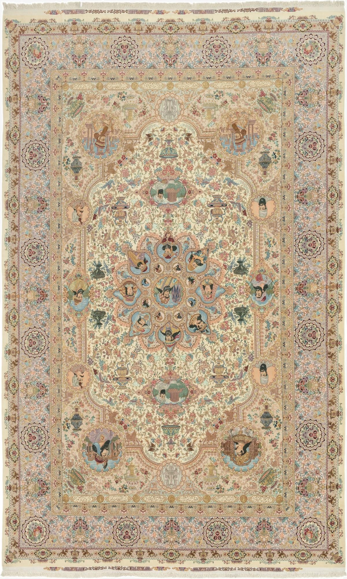 13' x 20' 7  Hand Knotted Tabriz Persian Rug