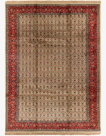 8' 2 x 11' 1 Hand Knotted Tabriz Wool Rug