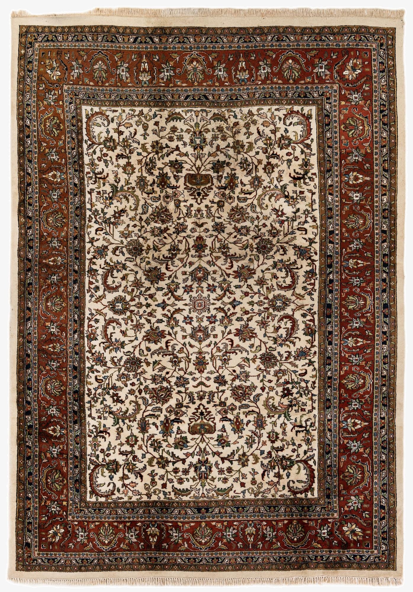 8' 3 x 12' 1  Hand Knotted Tabriz Wool Rug