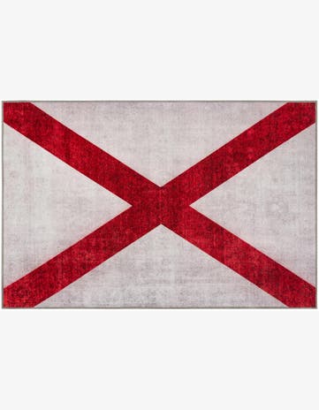 2' x 3' Alabama The Flag Collection Rug