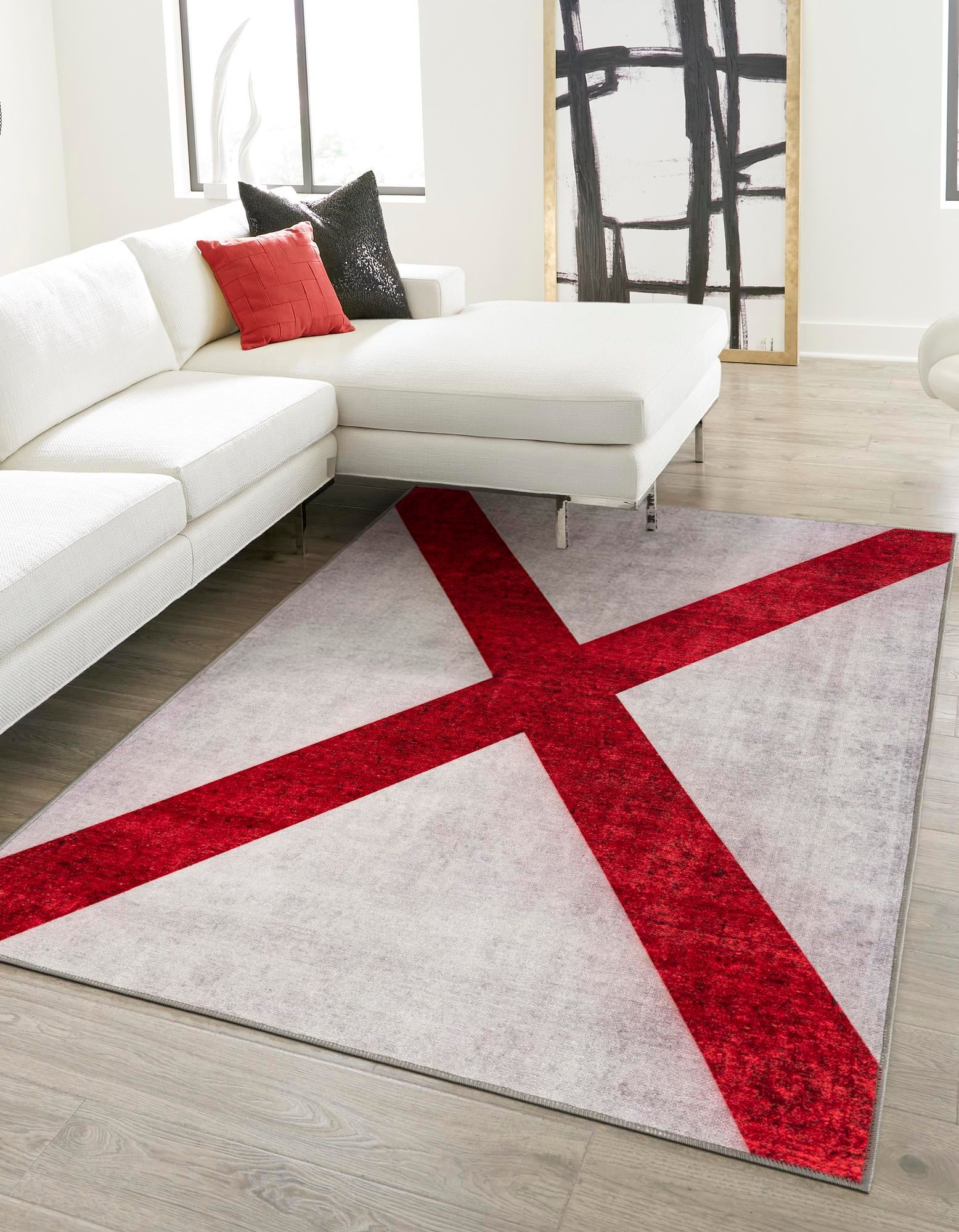 4' x 6' Alabama The Flag Collection Rug