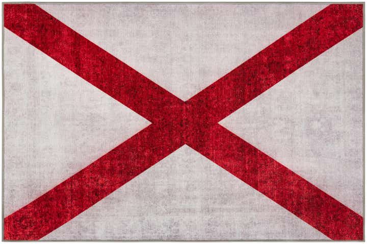 8' x 11' Alabama The Flag Collection Rug