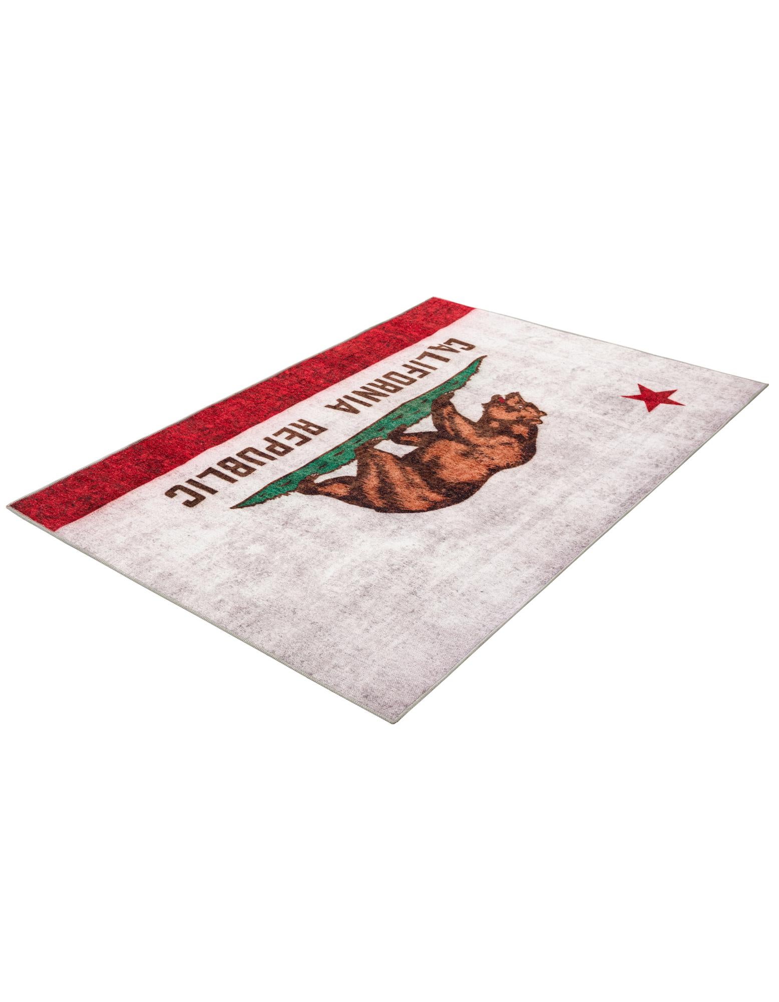 4' x 6' California The Flag Collection Rug