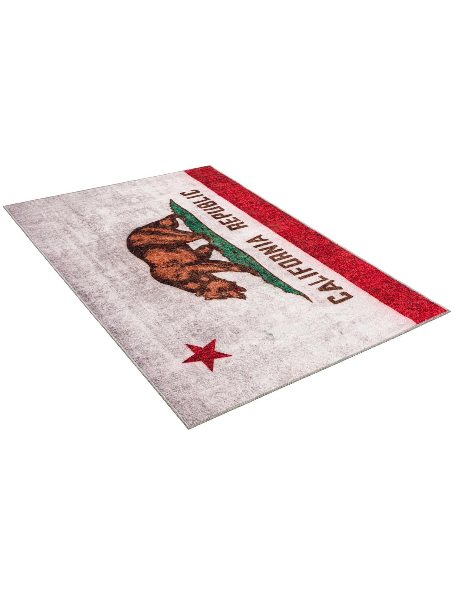 4' x 6' California The Flag Collection Rug