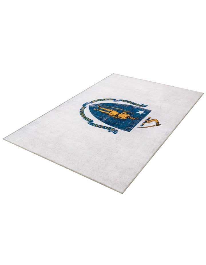 4' x 6' Massachusets The Flag Collection Rug