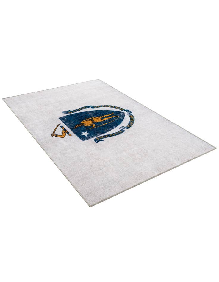 Detail image of 4' x 6' Massachusets The Flag Collection Rug