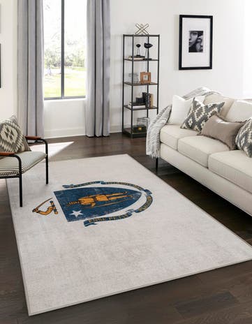5' x 7' Massachusets The Flag Collection Rug