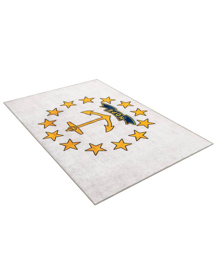 Detail image of 4' x 6' Rhode Island The Flag Collection Rug