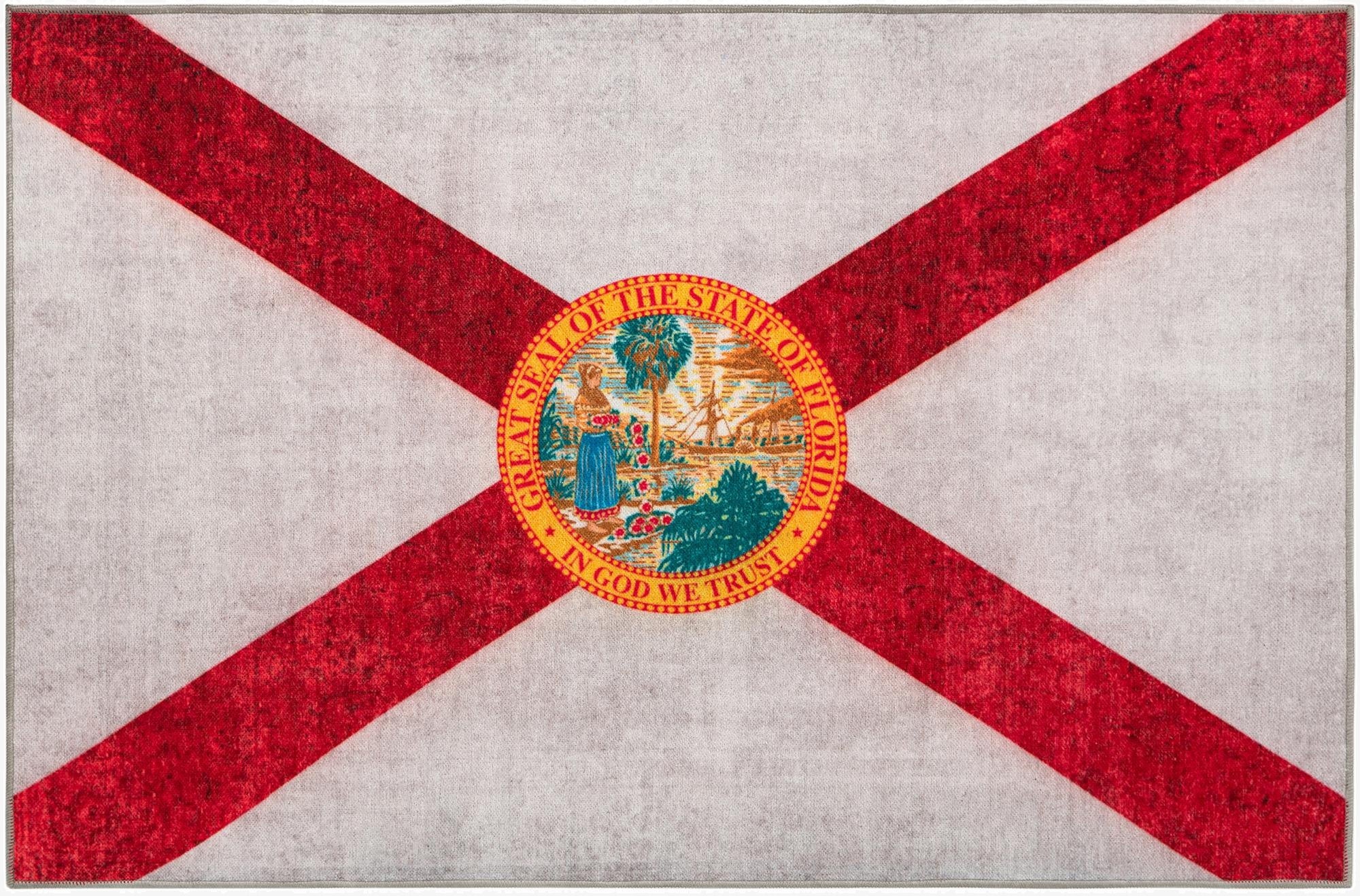 8' x 10' Florida The Flag Collection Rug
