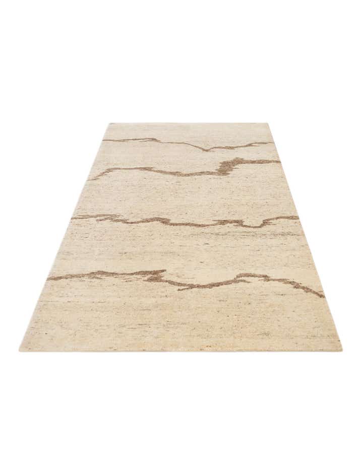 4' 1 x 6' Hand Knotted Tibet Wool Rug
