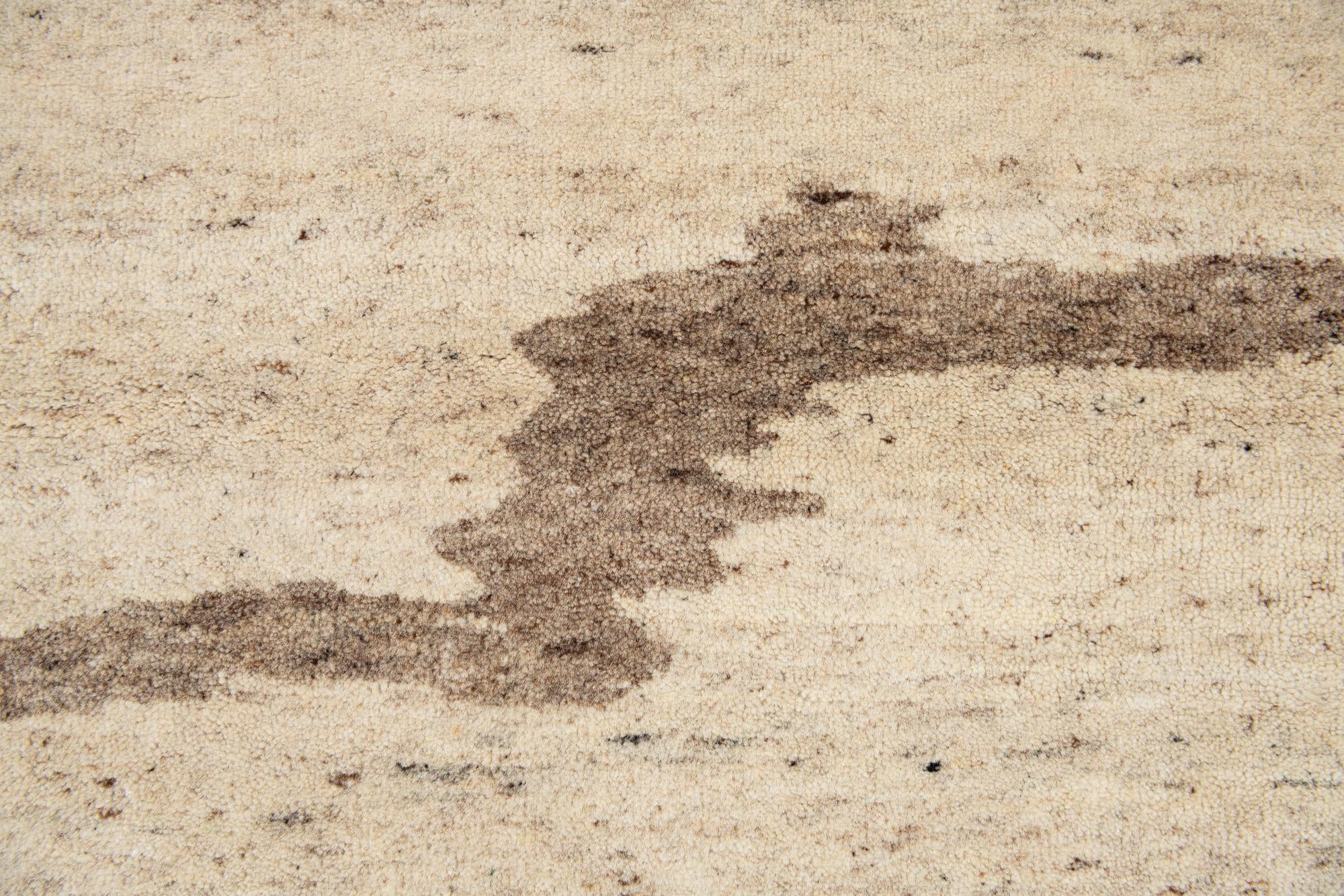 4' 1 x 6' Hand Knotted Tibet Wool Rug
